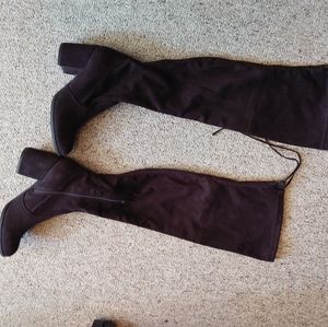 NEVER WORN Size 8.5 US knee high boot dark brown